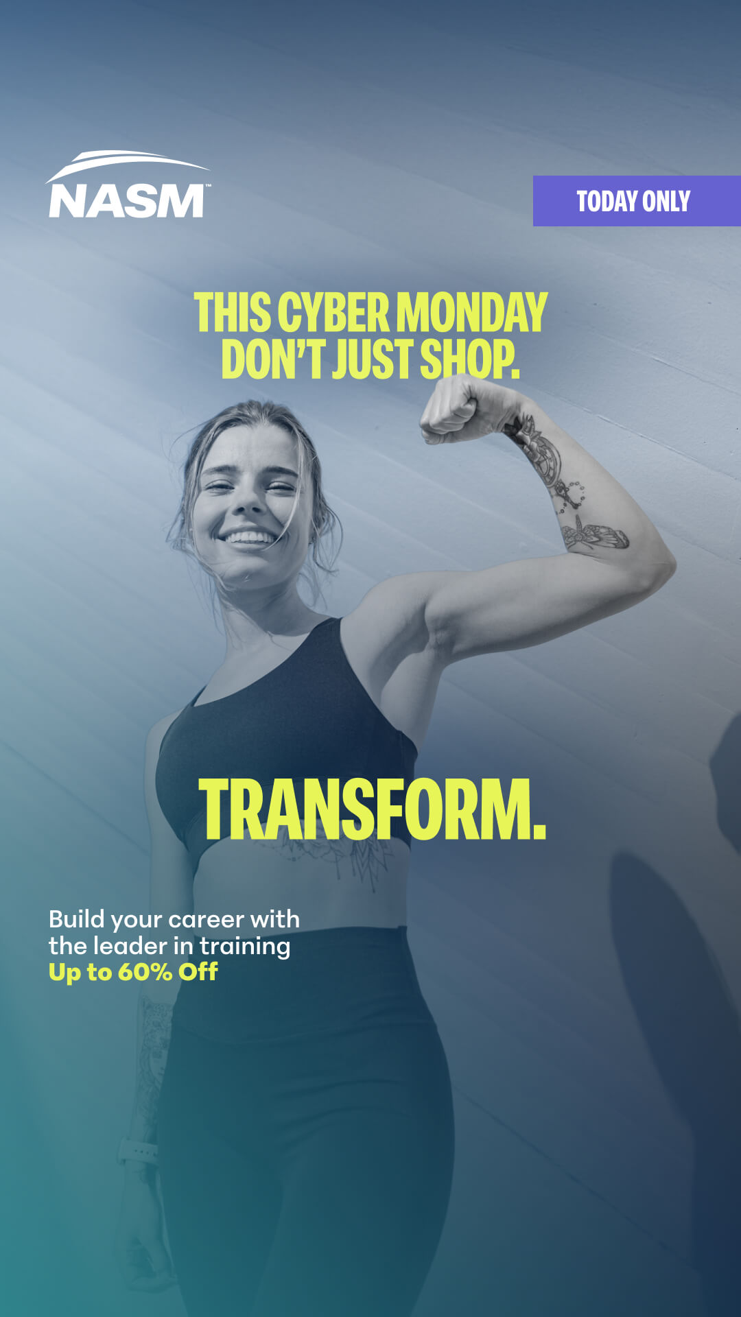 National Academy of Sports Medicine (NASM) ad on Meta