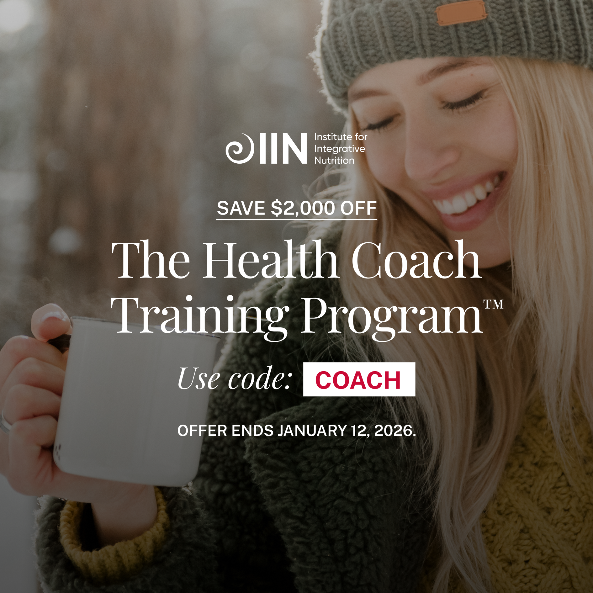 Institute for Integrative Nutrition ad on Meta