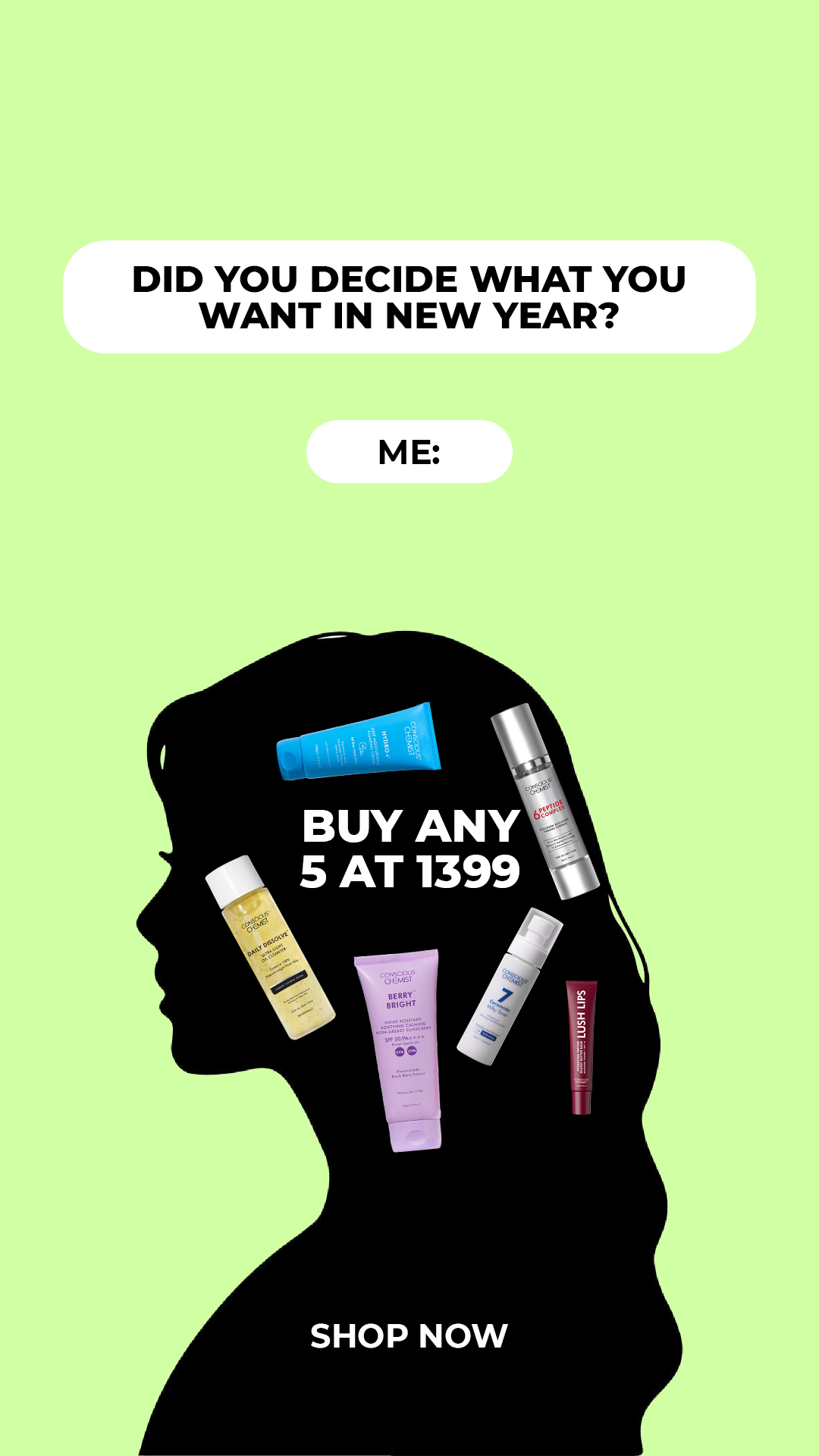 Conscious Chemist ad on Meta