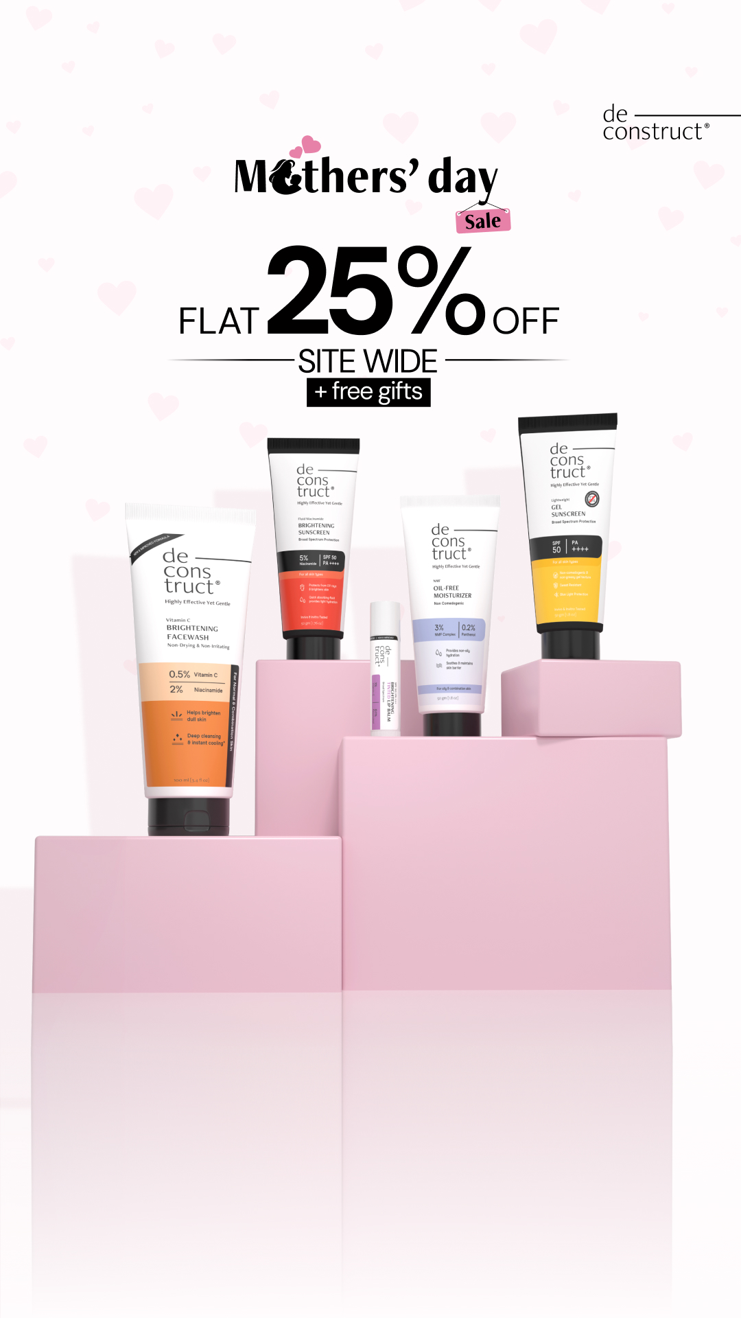 Deconstruct Skincare ad on Meta