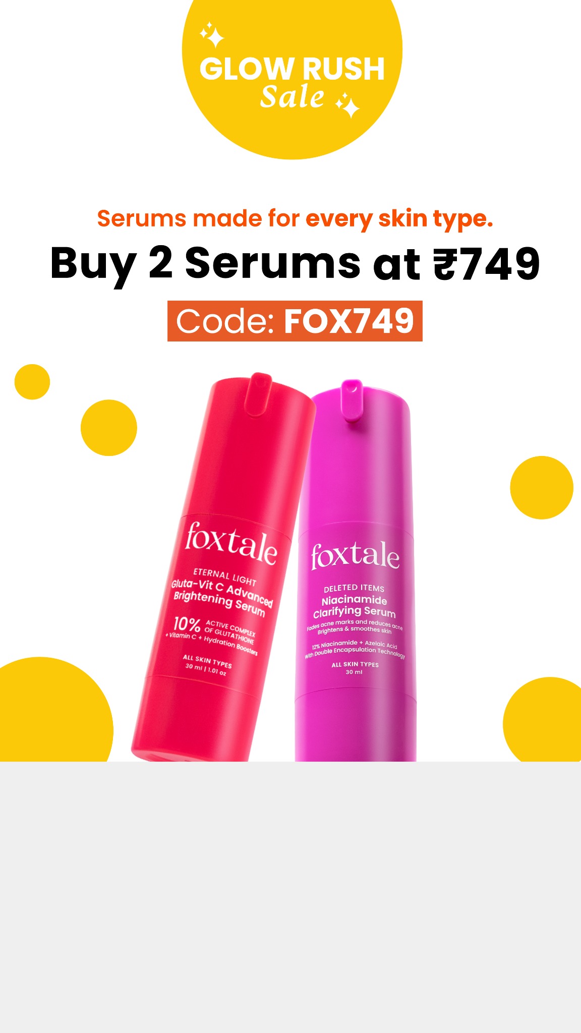 Foxtale ad on Meta
