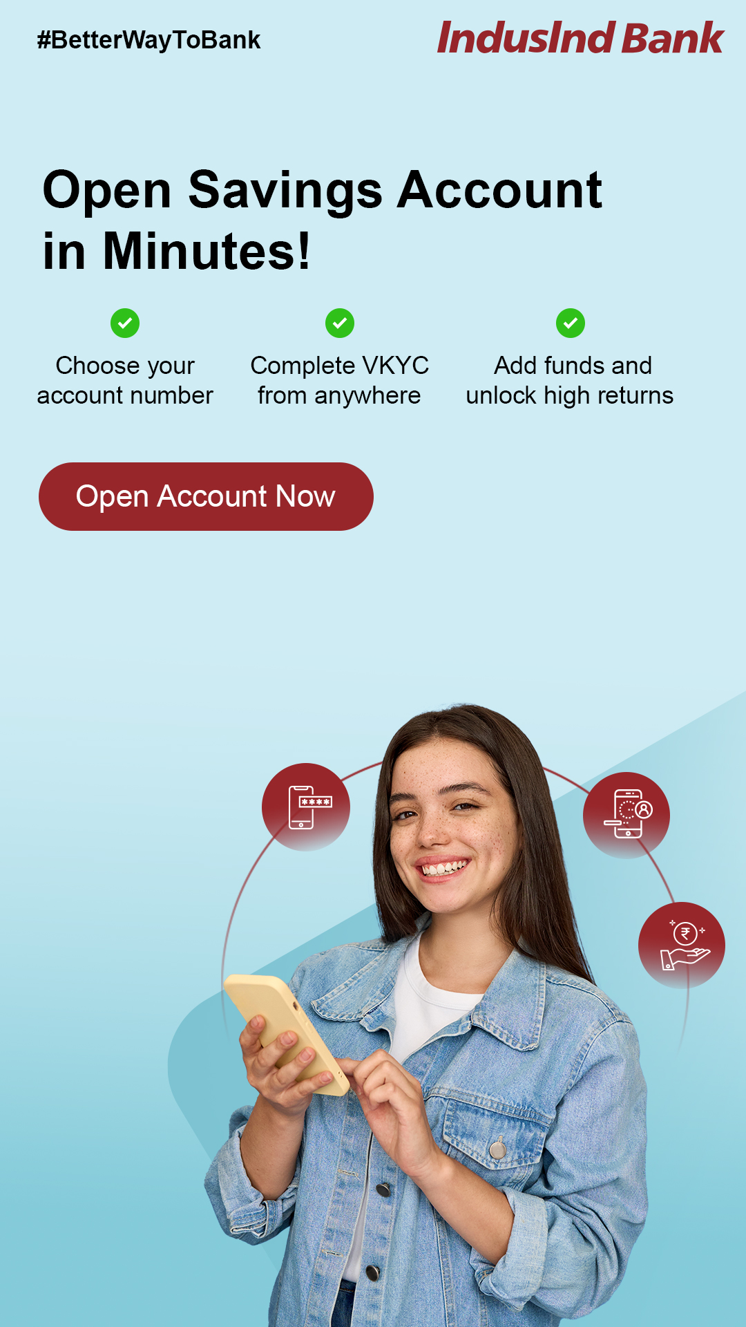 IndusInd Bank ad on Meta