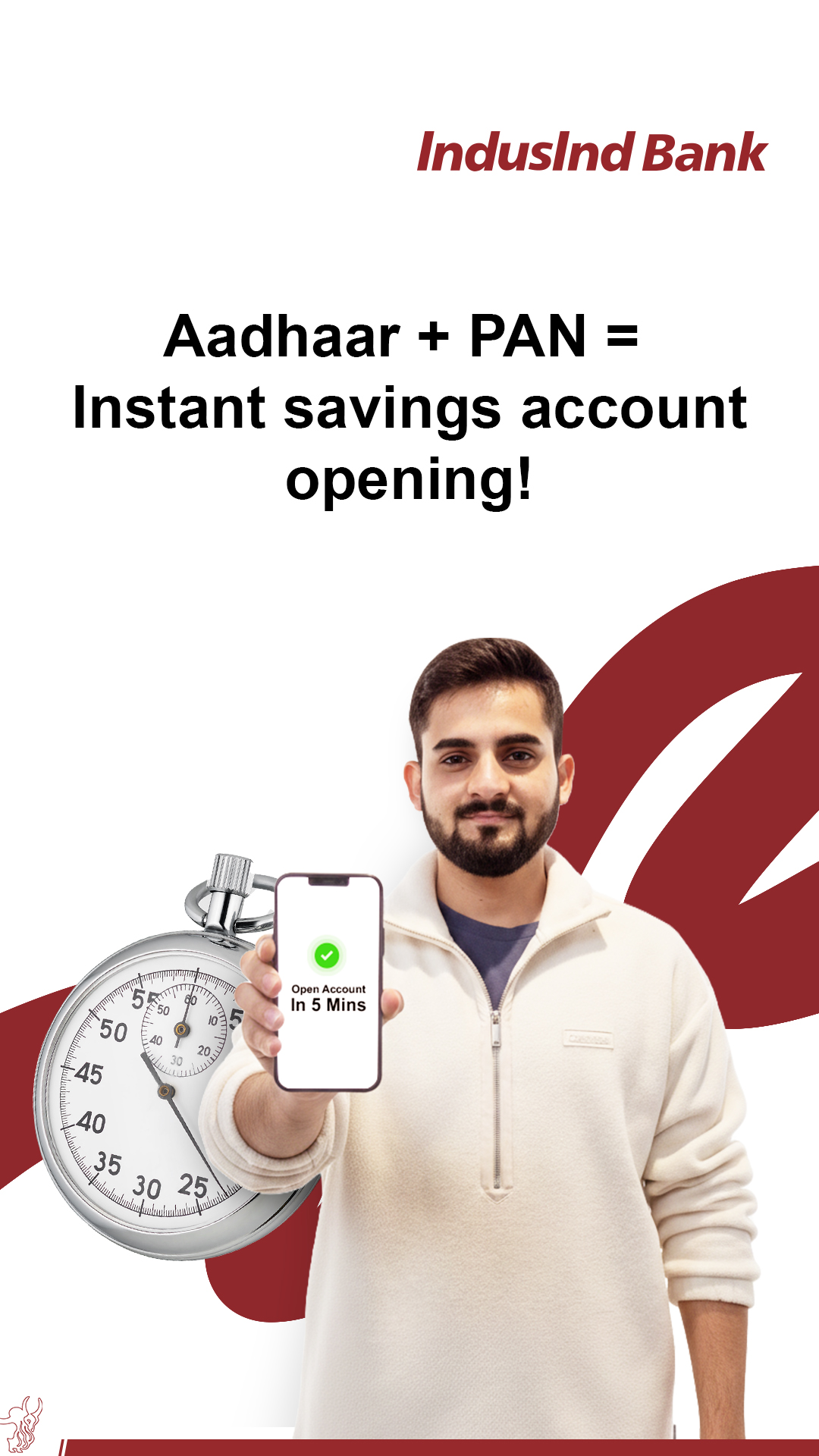 IndusInd Bank ad on Meta