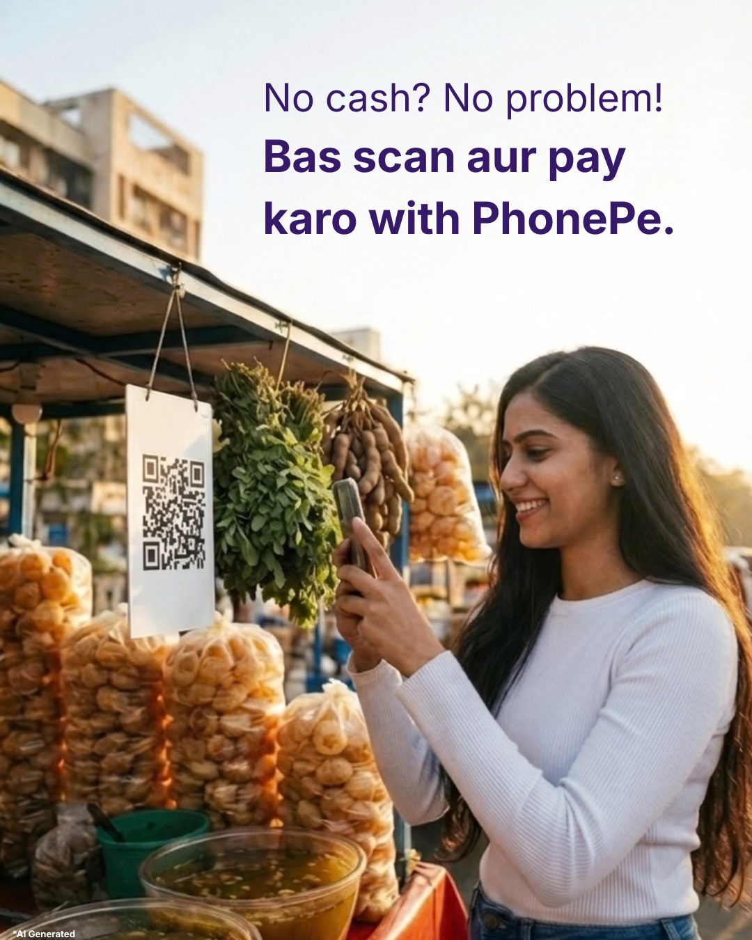 PhonePe ad on Meta