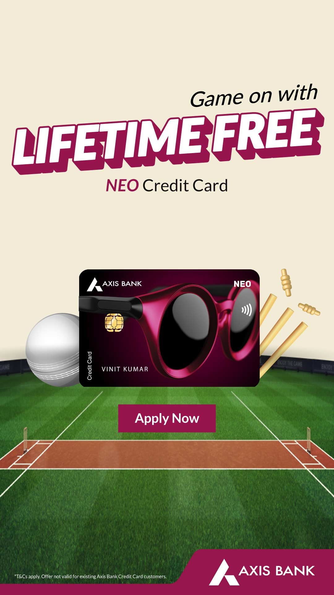 Axis Bank ad on Meta