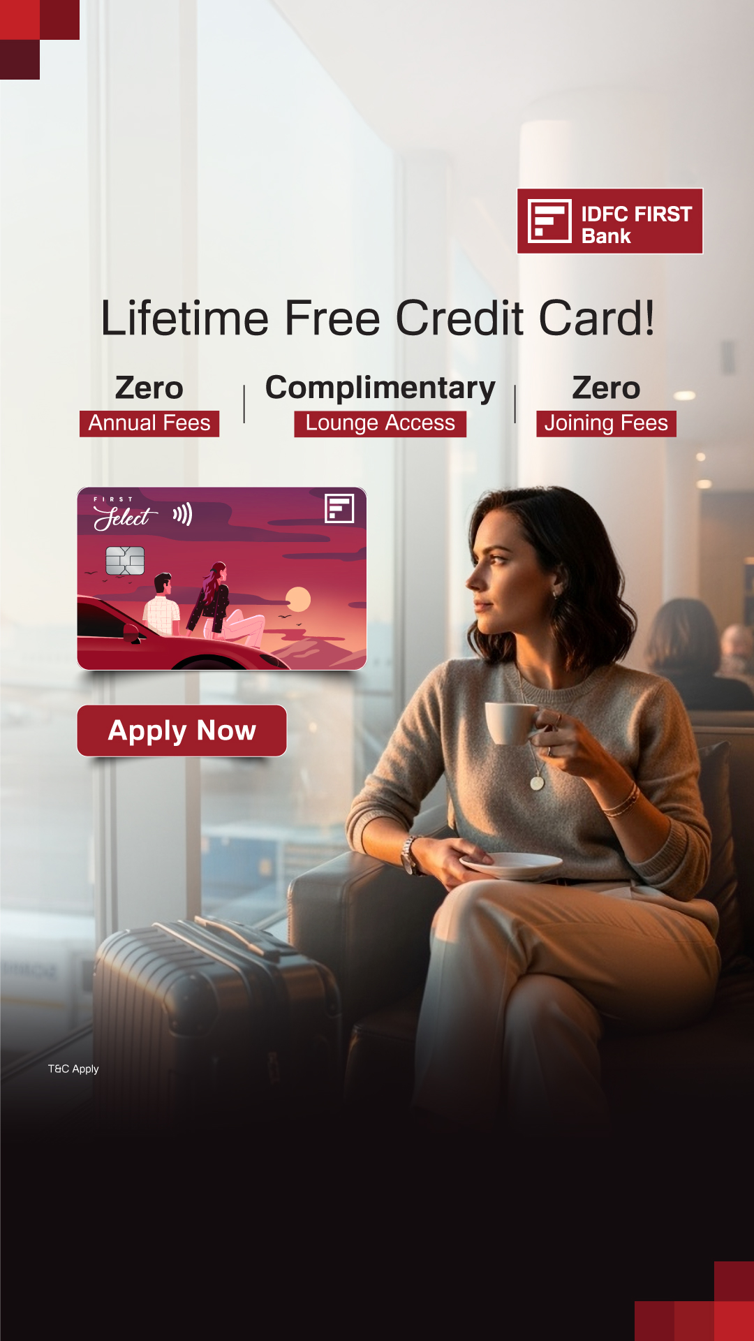 IDFC FIRST Bank ad on Meta