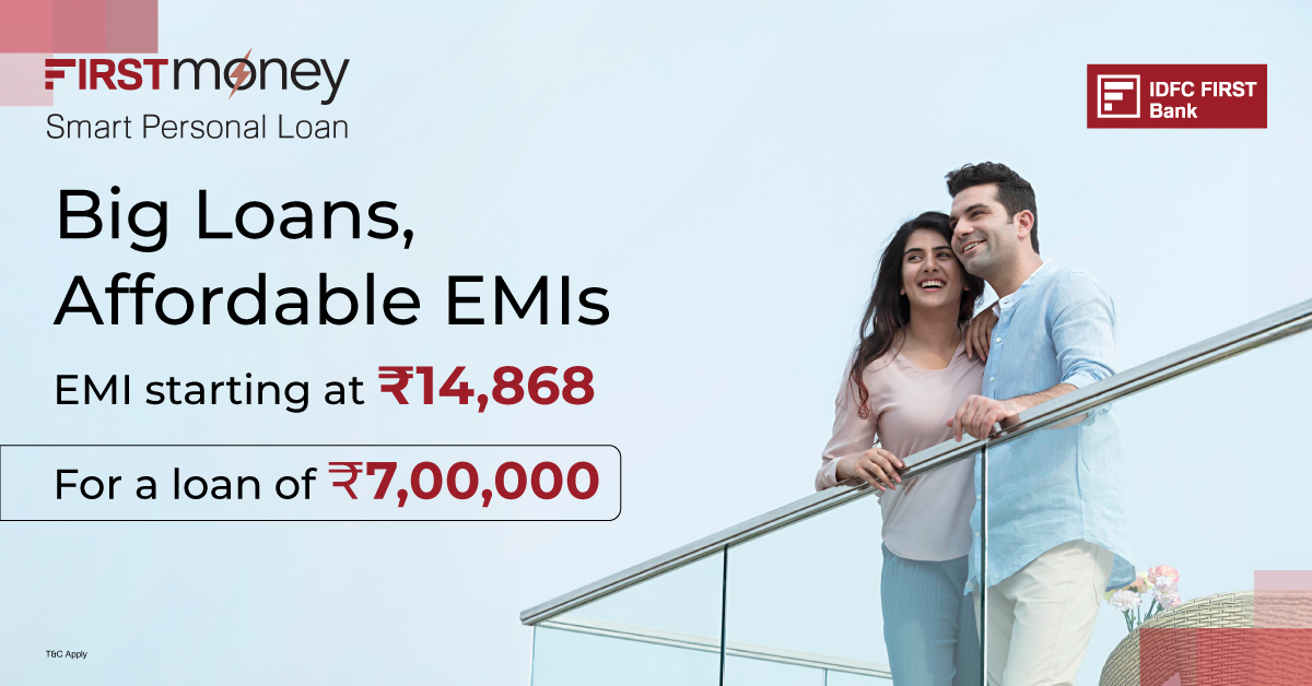 IDFC FIRST Bank ad on Meta