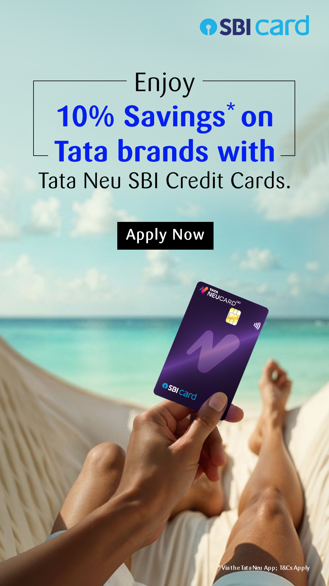 SBI Card ad on Meta