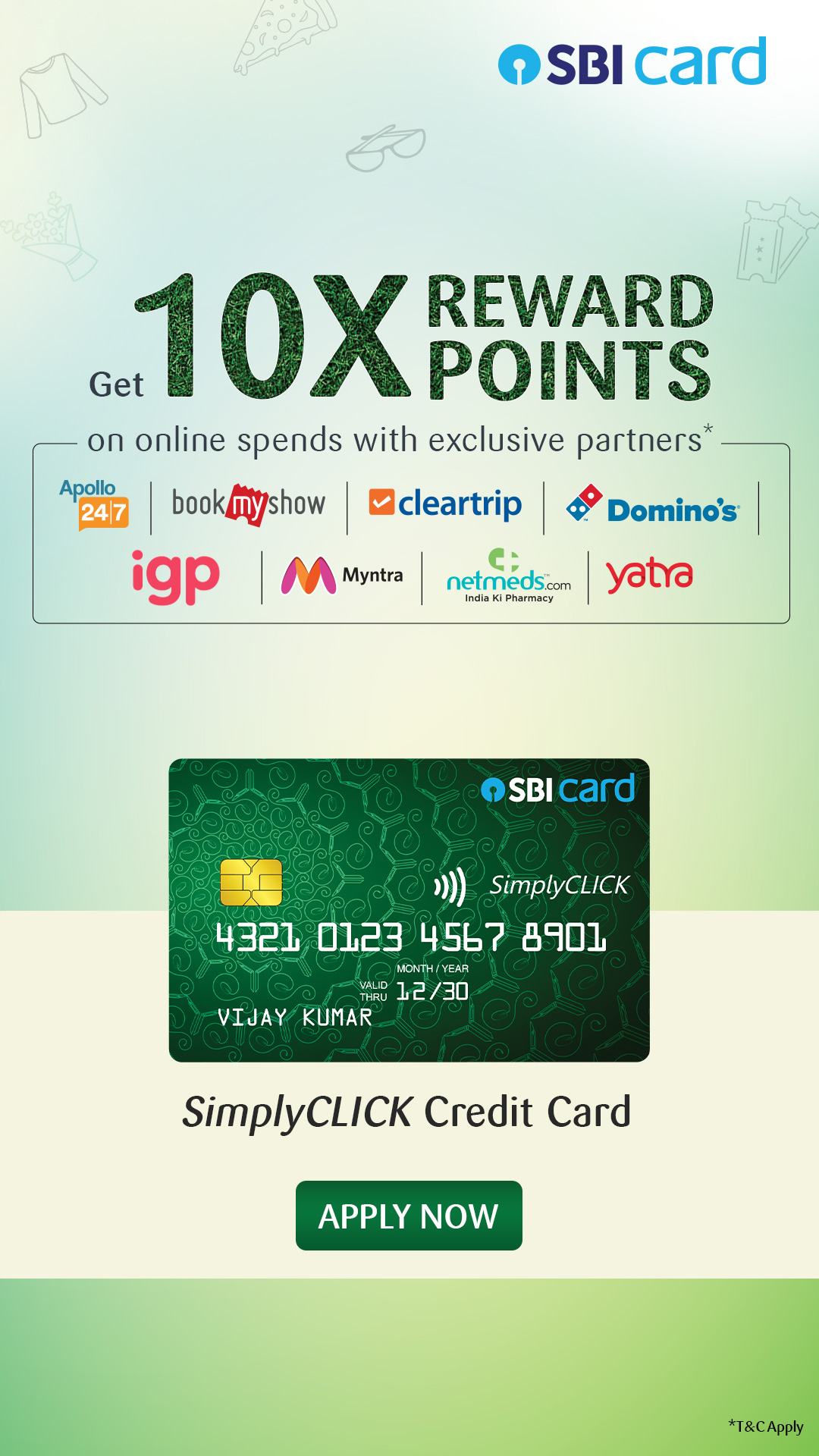 SBI Card ad on Meta