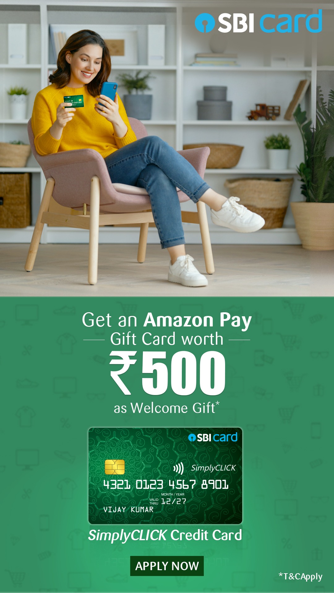SBI Card ad on Meta