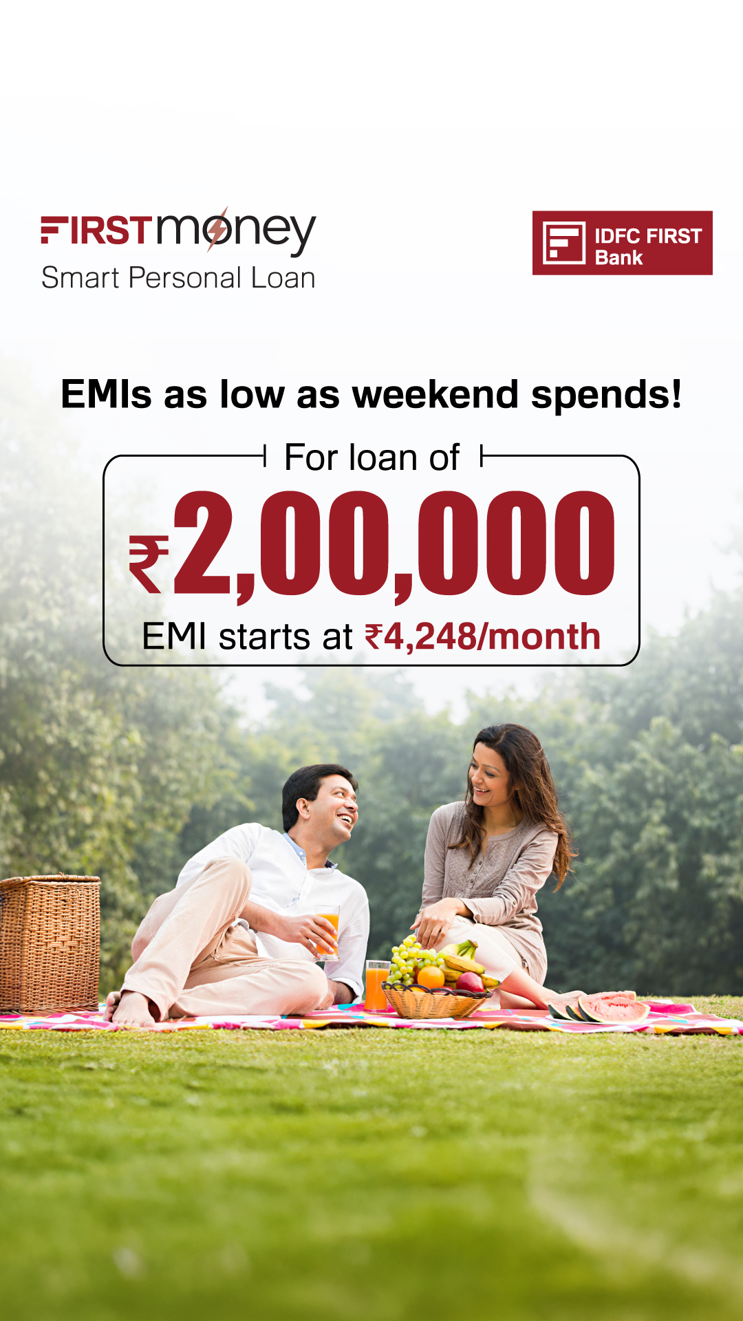 IDFC FIRST Bank ad on Meta