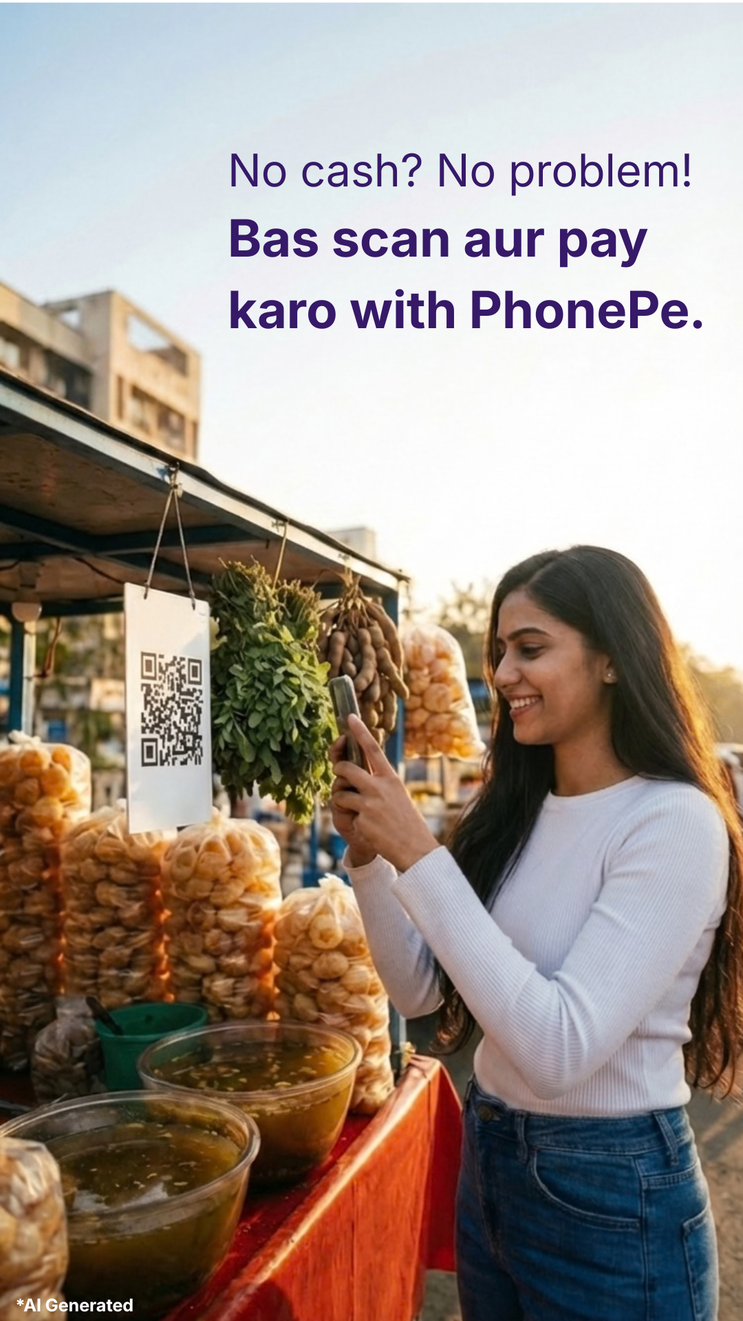 PhonePe ad on Meta