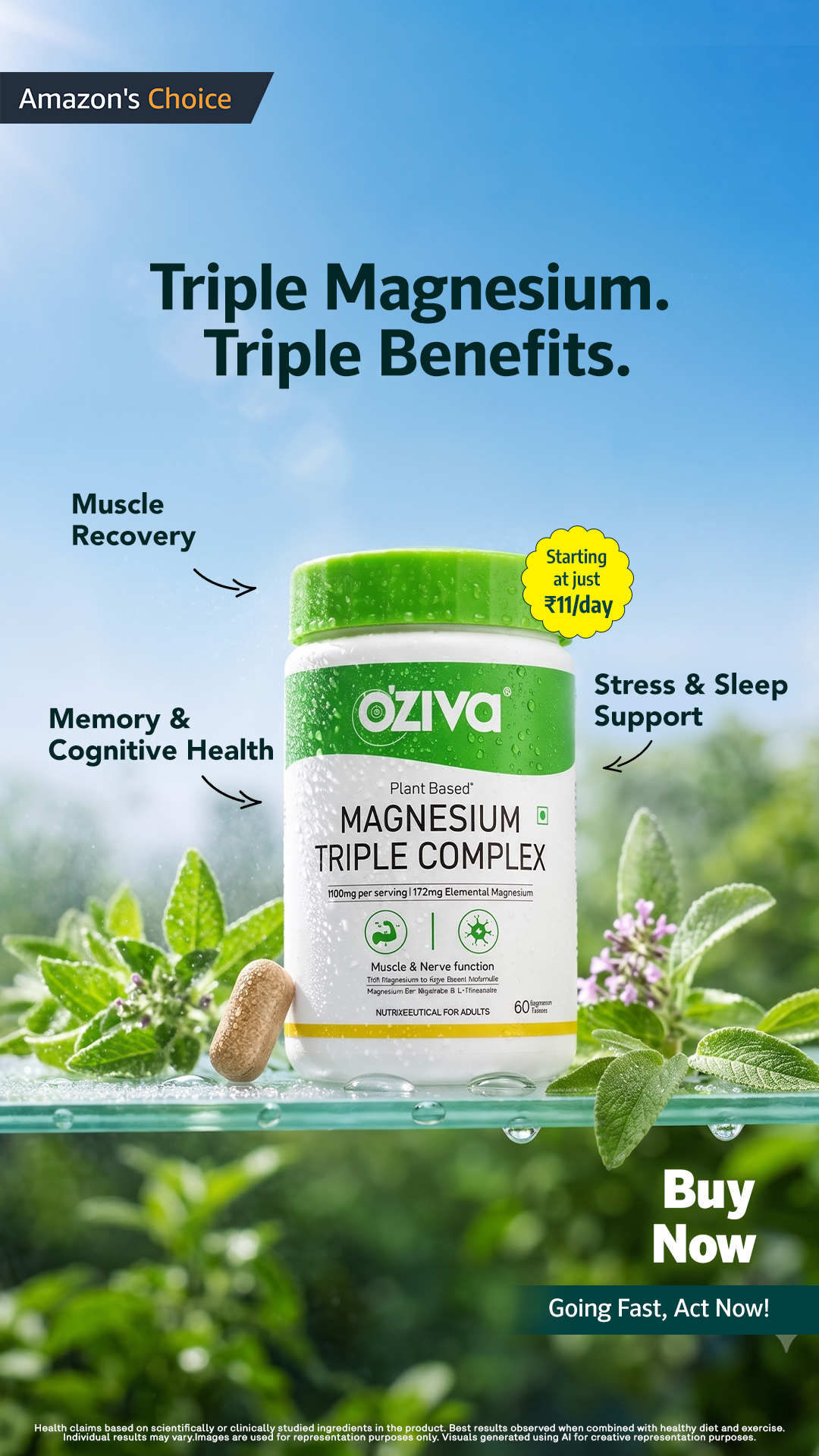OZiva ad on Meta