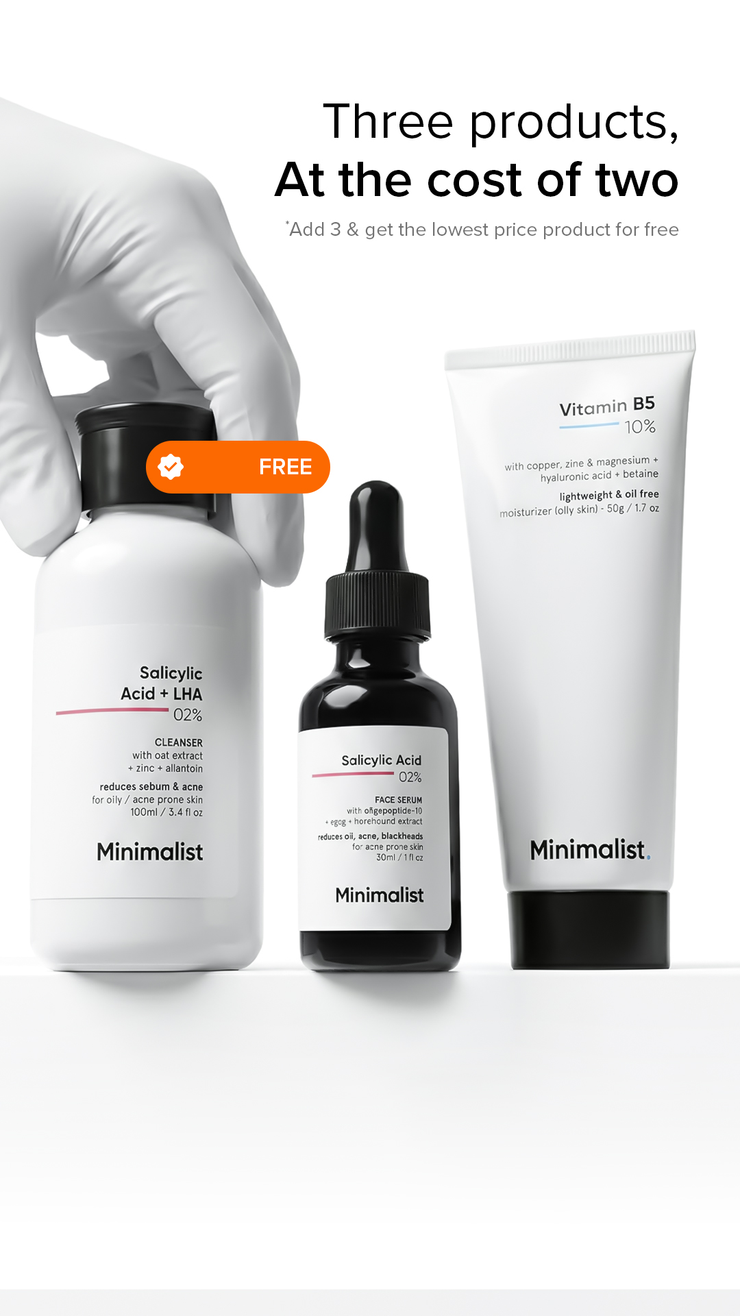 Minimalistinc ad on Meta