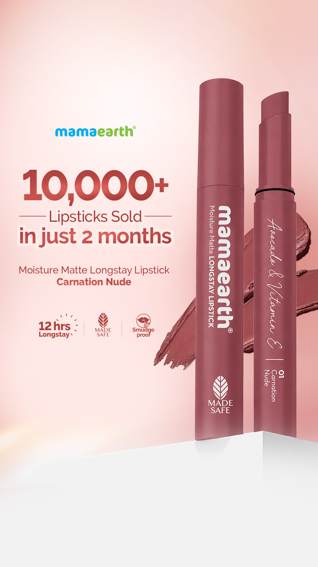 Mamaearth ad on Meta