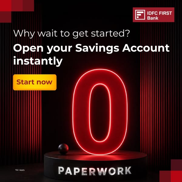 IDFC FIRST Bank ad on Meta