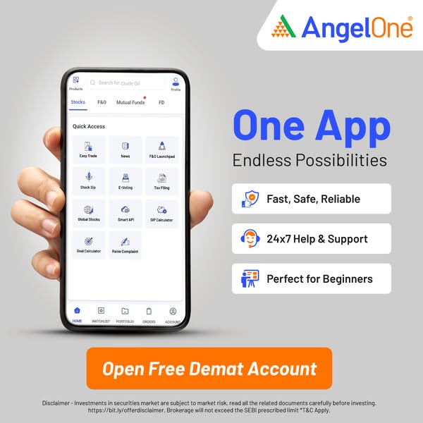 Angel One ad on Meta