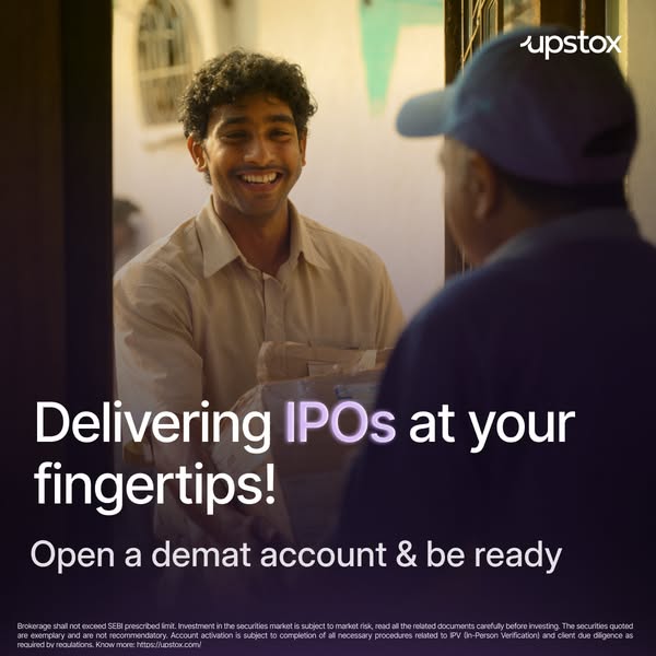 Upstox ad on Meta