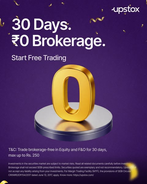 Upstox ad on Meta