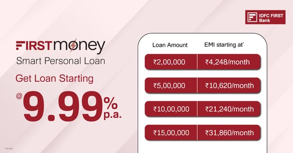 IDFC FIRST Bank ad on Meta