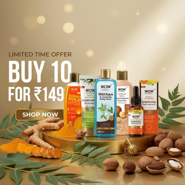 Wow Skin Science India ad on Meta