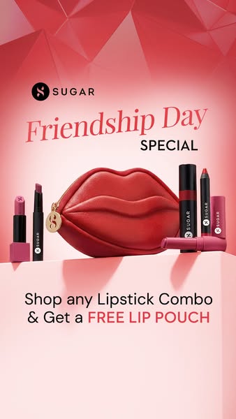 SUGAR Cosmetics ad on Meta