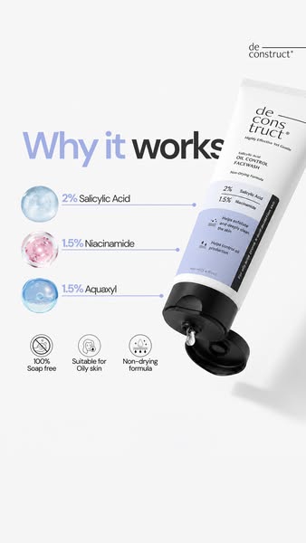 Deconstruct Skincare ad on Meta