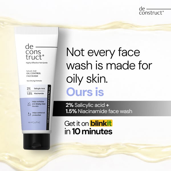 Deconstruct Skincare ad on Meta