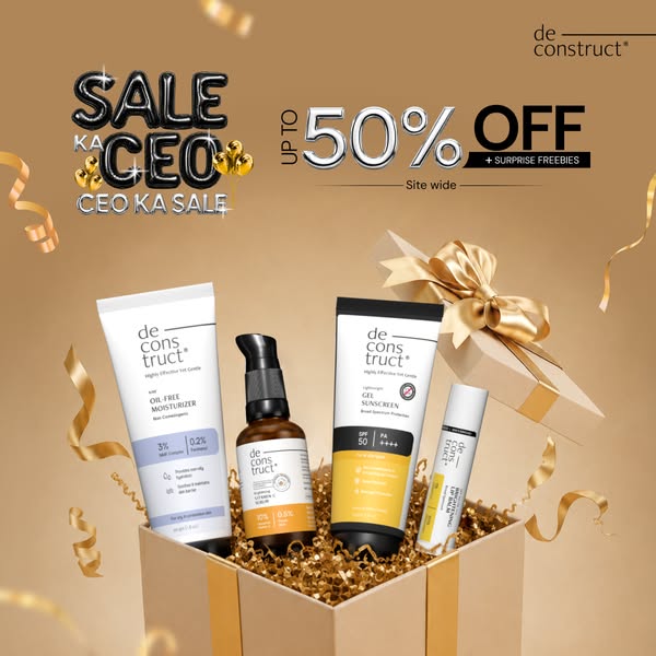 Deconstruct Skincare ad on Meta