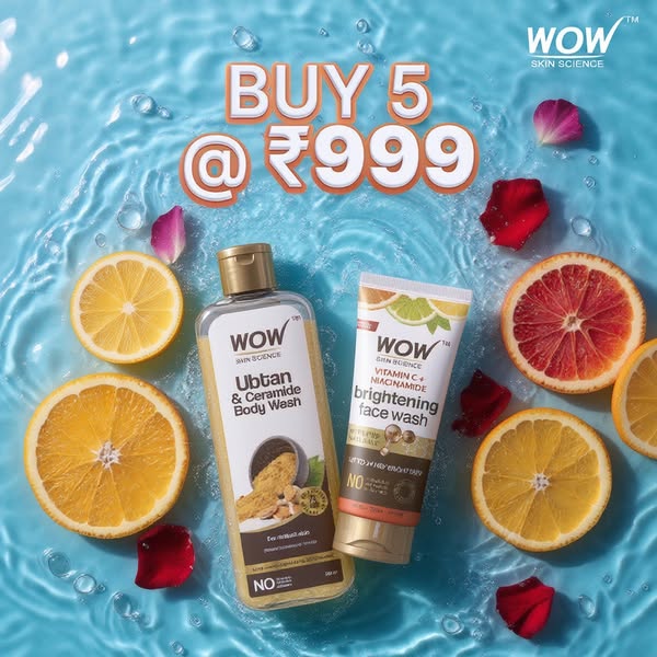 Wow Skin Science India ad on Meta