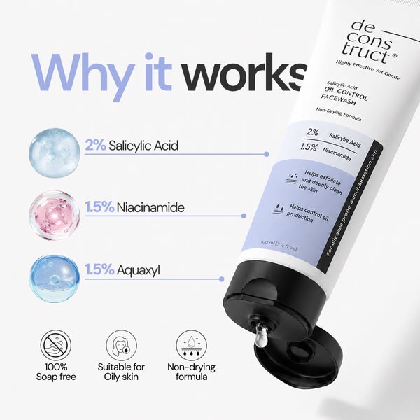 Deconstruct Skincare ad on Meta