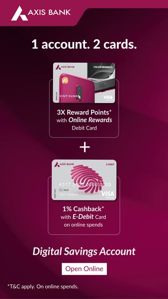 Axis Bank ad on Meta