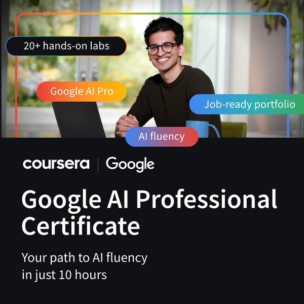 Coursera ad on Meta