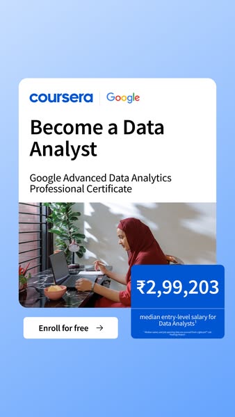 Coursera ad on Meta
