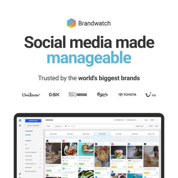 Brandwatch ad on Meta