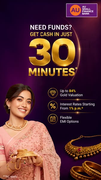 AU Small Finance Bank ad on Meta