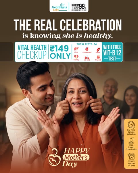 Healthians ad on Meta