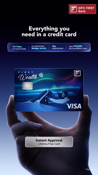 IDFC FIRST Bank ad on Meta