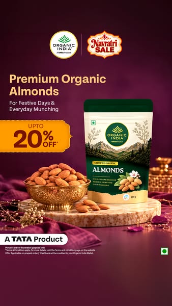 Organic India ad on Meta