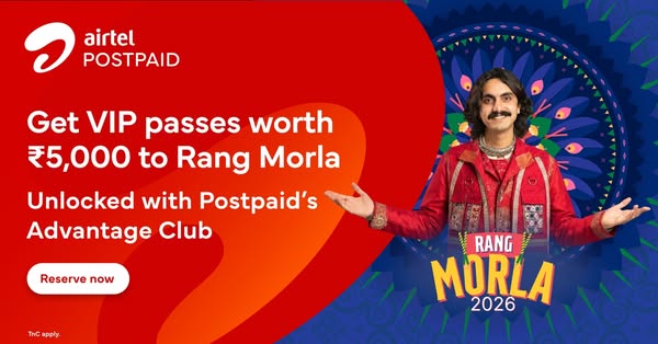Airtel India ad on Meta
