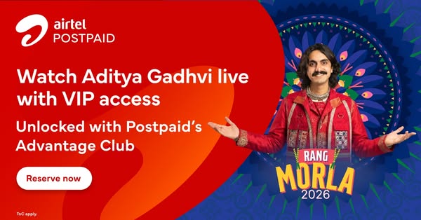 Airtel India ad on Meta